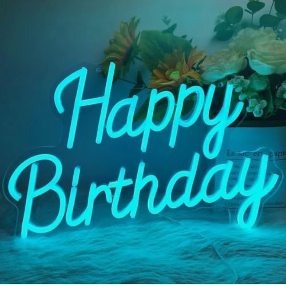Happy Birthday ნეონი დაბადების დღის წვეულებაზე